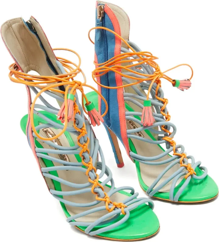 Pre-Owned Colour-Blocked Sandals - Image 5