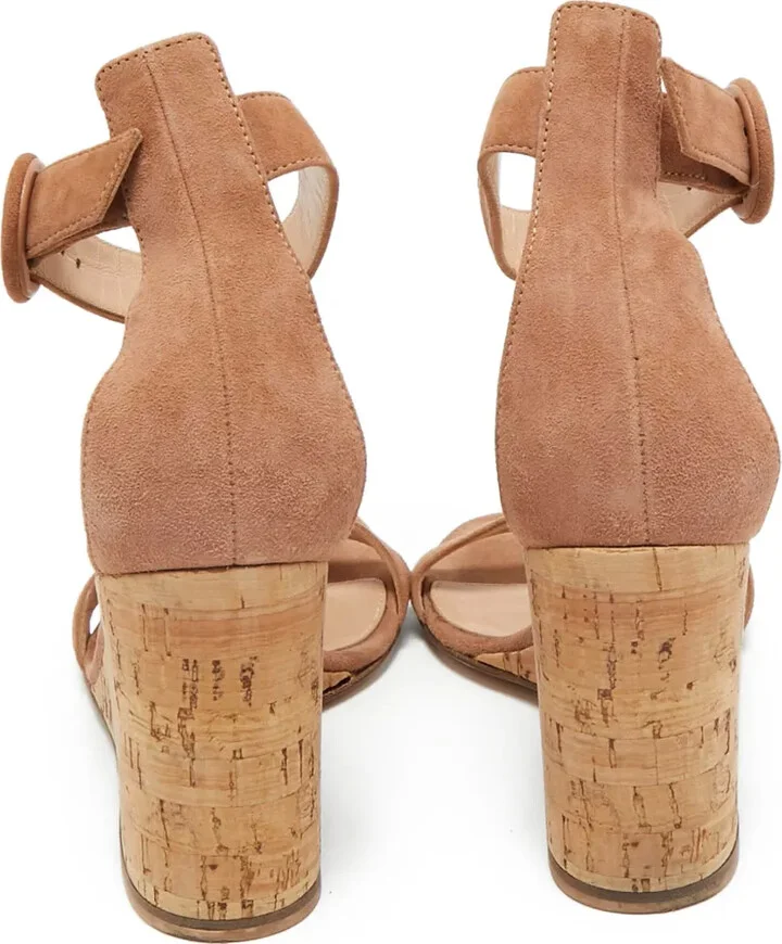 Pre-owned cork wedge sandals - Image 3