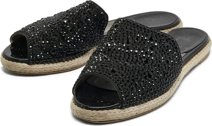Pre-Owned Crystal-Embellished Flat Sandals - Image 3