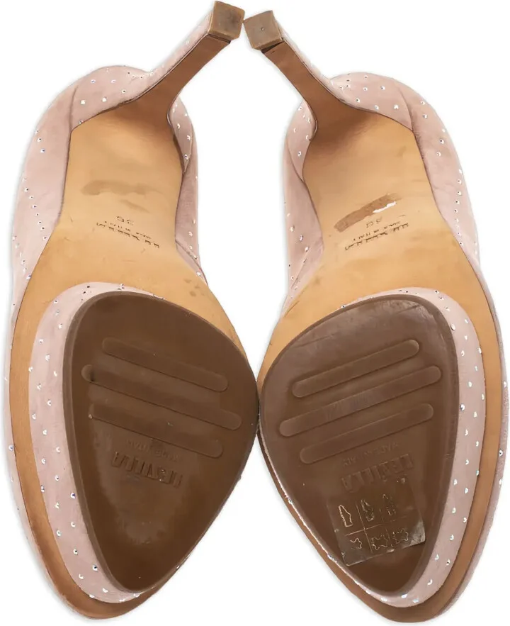 Pre-Owned Crystal-Embellished Platform Pumps - Image 5