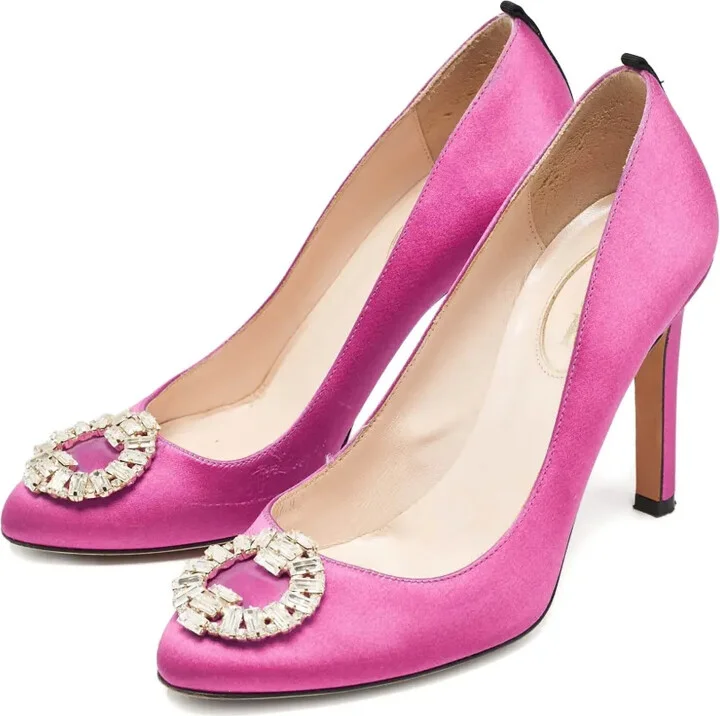Pre-Owned Crystal-Embellished Pumps - Image 2