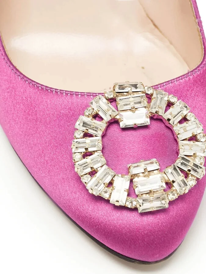 Pre-Owned Crystal-Embellished Pumps - Image 5