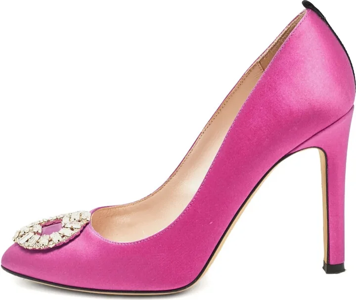 Pre-Owned Crystal-Embellished Pumps