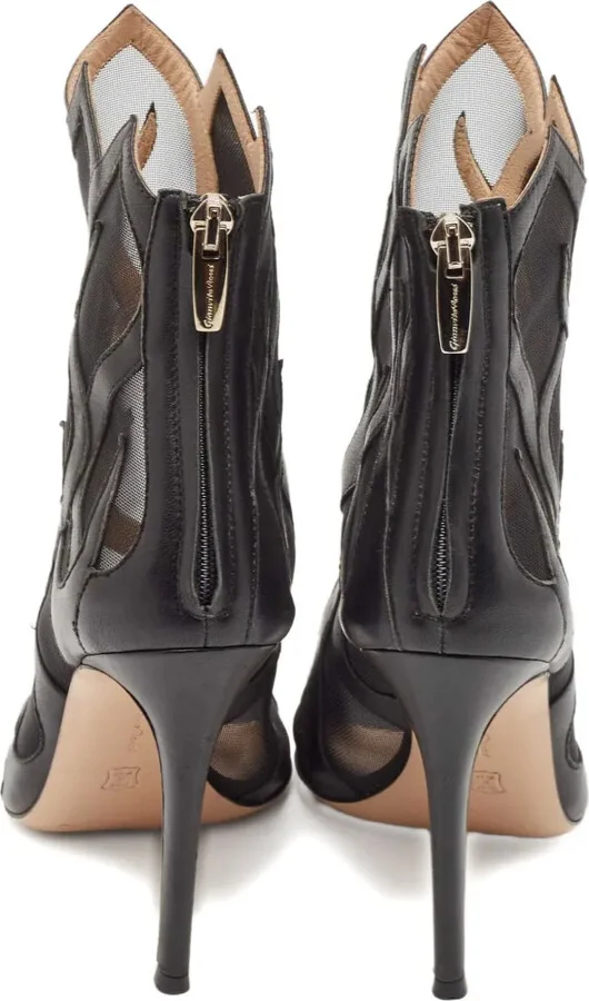 Pre-owned cut-out mesh boots - Image 4
