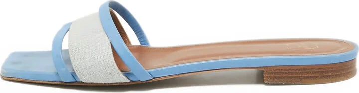 pre-owned Demi two-band flat sandals