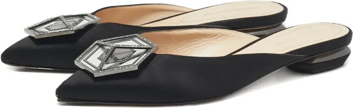 pre-owned Eden geometric-embellishment mules - Image 2