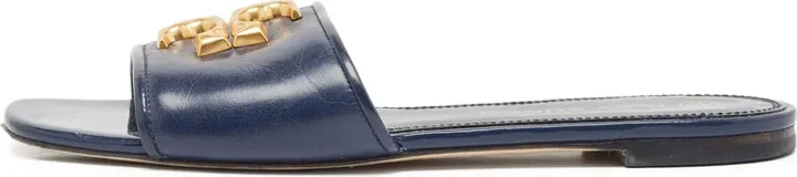 pre-owned Eleanor slide sandals
