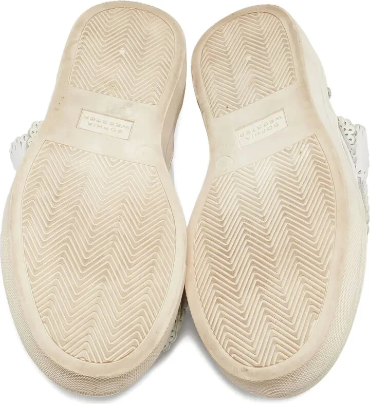 Pre-Owned Embellished Slip-On Sneakers - Image 4