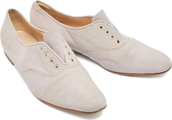 Pre-Owned Eyelet-Detail Shoes - Image 3