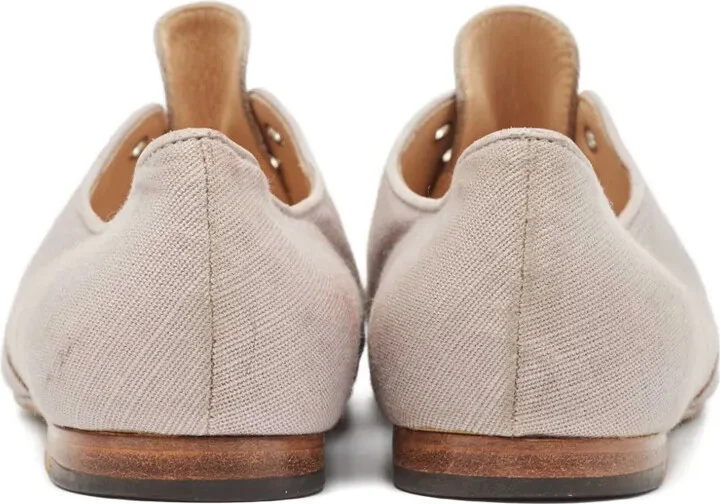 Pre-Owned Eyelet-Detail Shoes - Image 4
