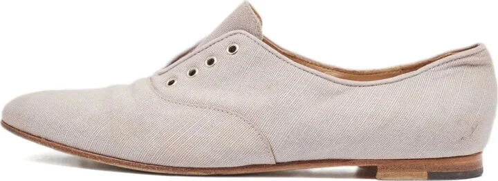 Pre-Owned Eyelet-Detail Shoes