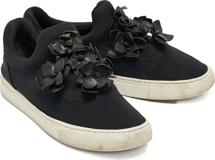 pre-owned Floral Applique Sneakers - Image 3