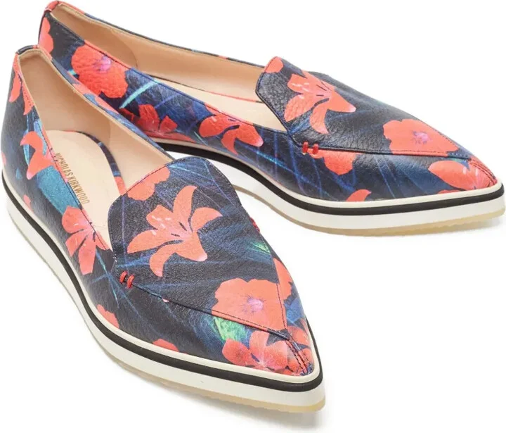 Pre-Owned Floral-Print Loafers - Image 2