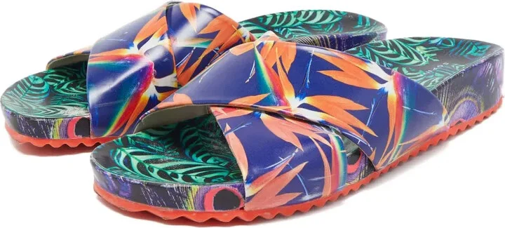 Pre-Owned Floral-Print Sandals - Image 2
