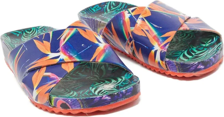 Pre-Owned Floral-Print Sandals - Image 3