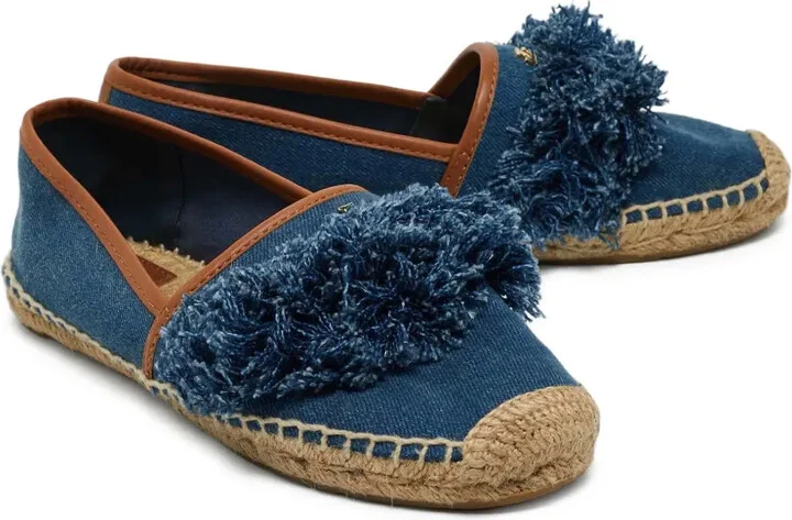Pre-Owned Fringed Canvas Espadrilles - Image 2