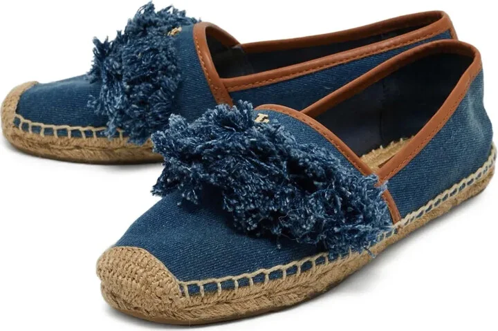 Pre-Owned Fringed Canvas Espadrilles - Image 4