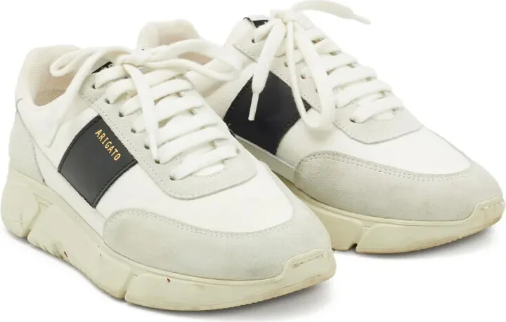 pre-owned Genesis suede-panelled lace-up sneakers - Image 2
