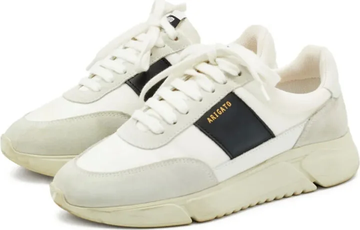 pre-owned Genesis suede-panelled lace-up sneakers - Image 3
