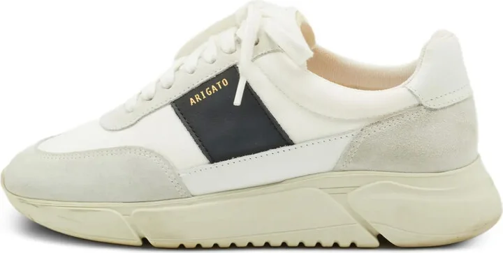 pre-owned Genesis suede-panelled lace-up sneakers
