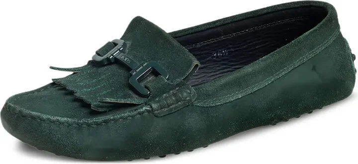 pre-owned Gommino fringed loafers - Image 4