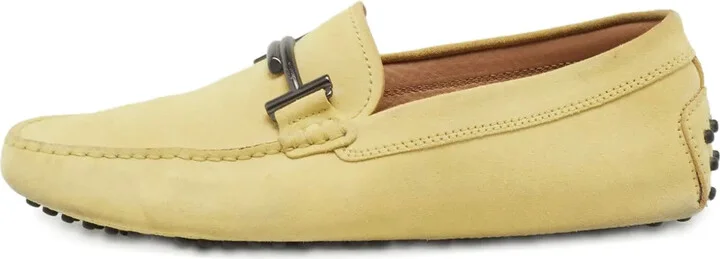 pre-owned Gommino suede loafers