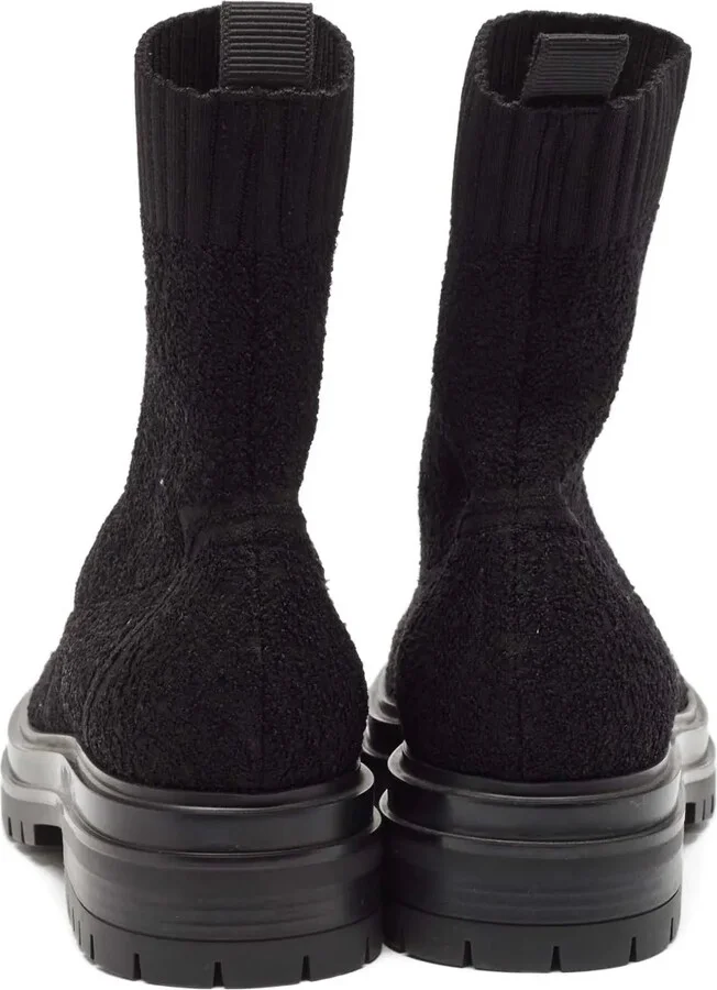 Pre-Owned Knitted Ankle Boots - Image 3