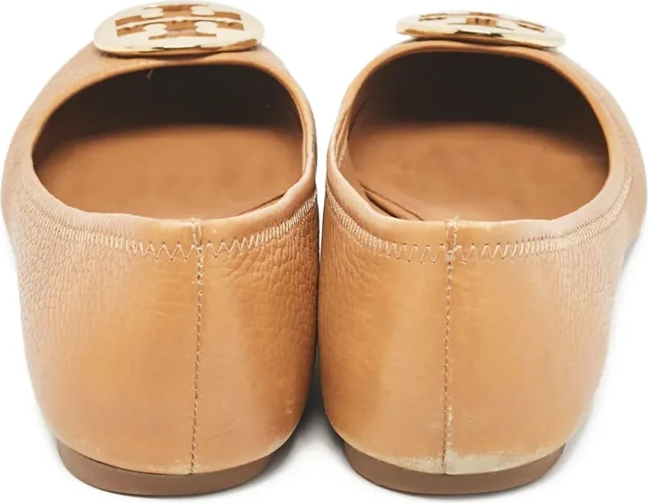 Pre-Owned Leather Ballet Flats - Image 4