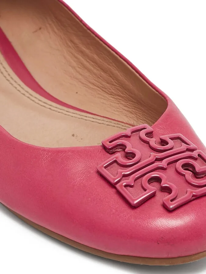 Pre-Owned Leather Ballet Flats - Image 5