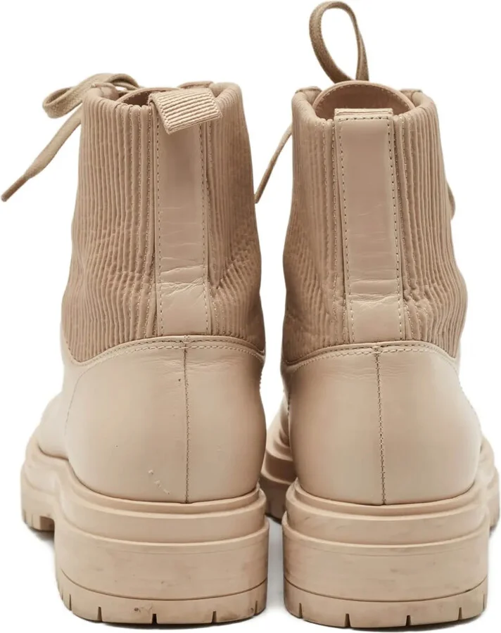 Pre-Owned Leather Boots - Image 3