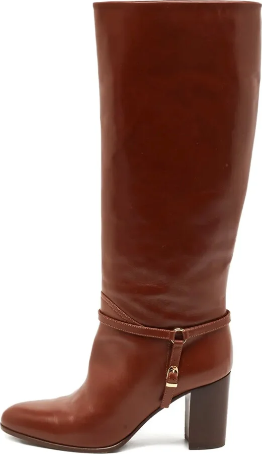 Pre-Owned Leather Boots