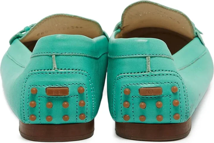 Pre-Owned Leather Loafers - Image 3