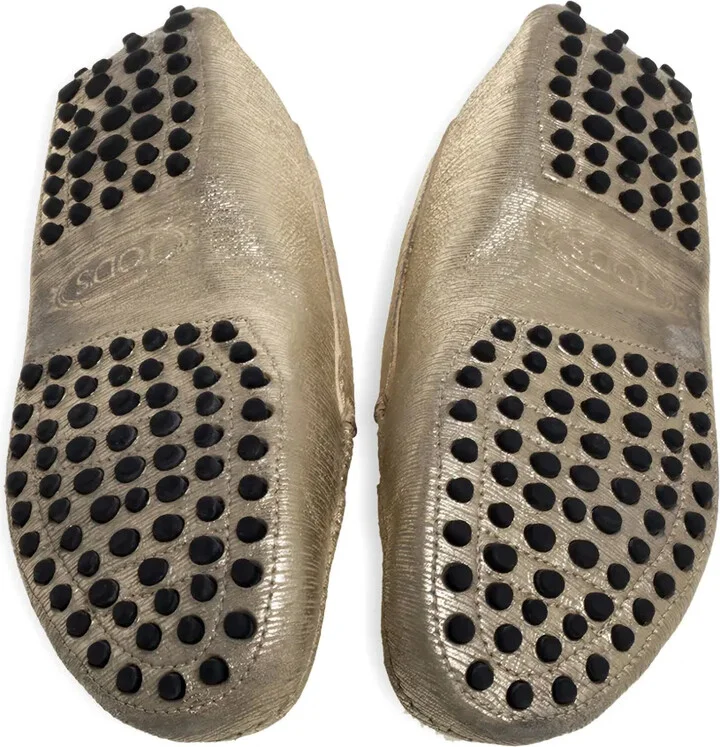Pre-owned leather penny loafers - Image 5