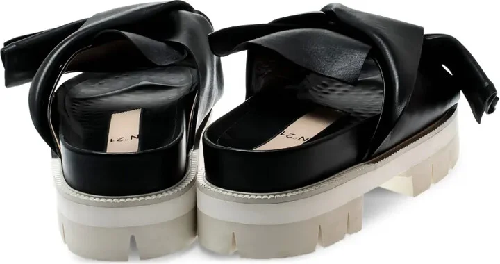 Pre-Owned leather slides - Image 3