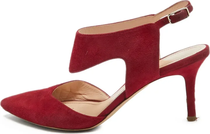 pre-owned Leda slingback pumps