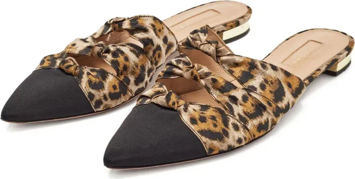 Pre-Owned Leopard-Print Mules - Image 2