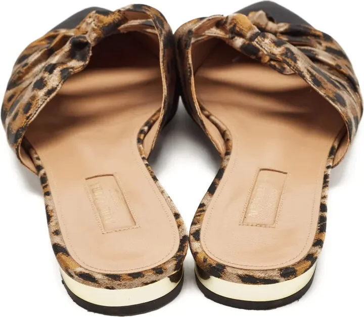 Pre-Owned Leopard-Print Mules - Image 4