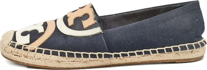 Pre-owned logo-patch espadrilles