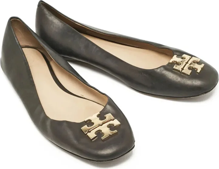 pre-owned Lowell logo-plaque ballet flats - Image 3