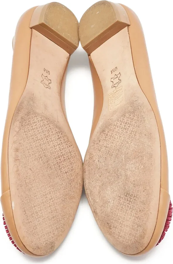 pre-owned Miller fringed ballet flats - Image 4
