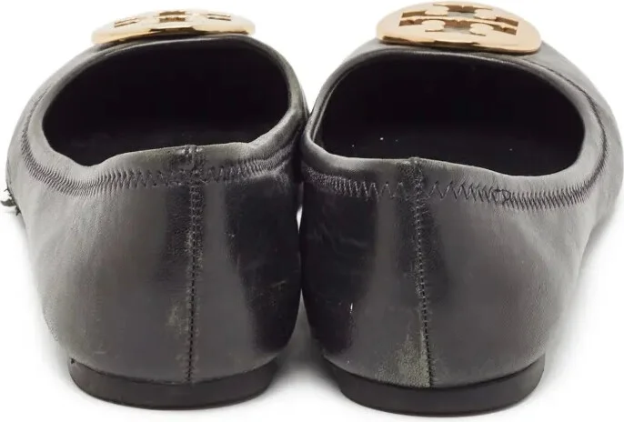 pre-owned Minnie logo-plaque ballet flats - Image 4