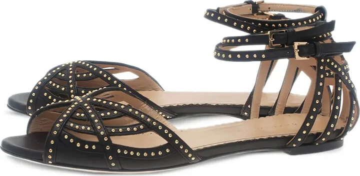 pre-owned Octavia studded strappy sandals - Image 4