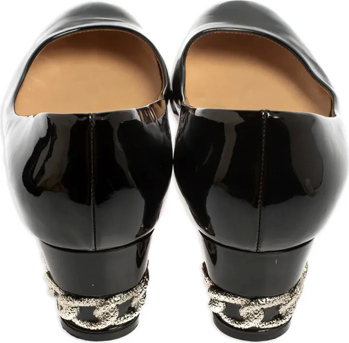Pre-Owned Patent Block-Heel Pumps - Image 3