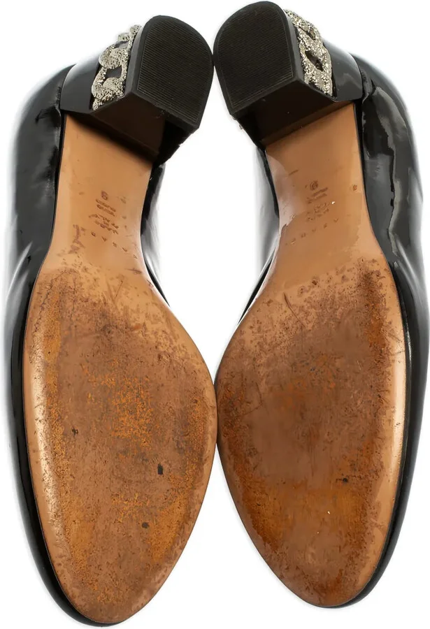 Pre-Owned Patent Block-Heel Pumps - Image 4