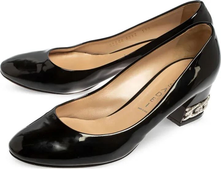 Pre-Owned Patent Block-Heel Pumps - Image 5