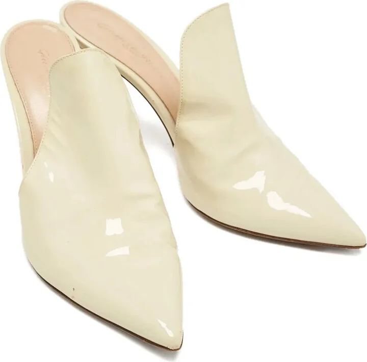 Pre-Owned Patent-Finish Mules - Image 2