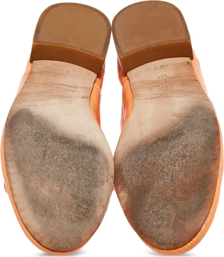 pre-owned patent leather Oxford shoes - Image 4