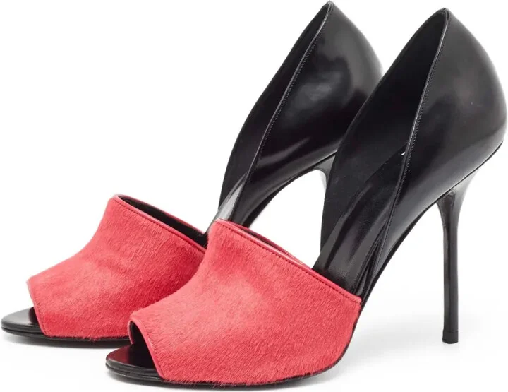 Pre-Owned Peep-Toe Stiletto Pumps - Image 3