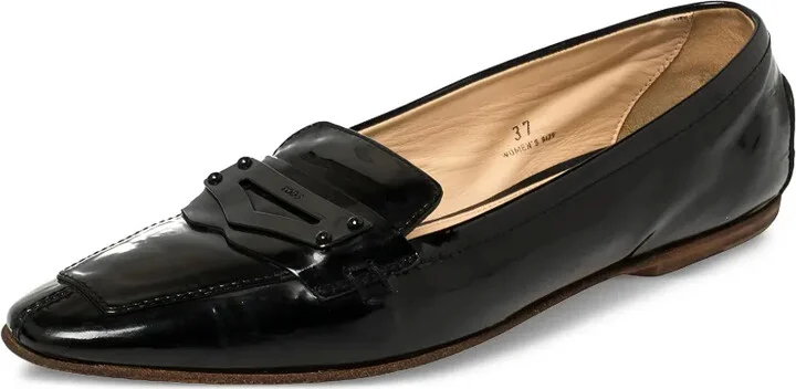 pre-owned Penny patent leather loafers - Image 2