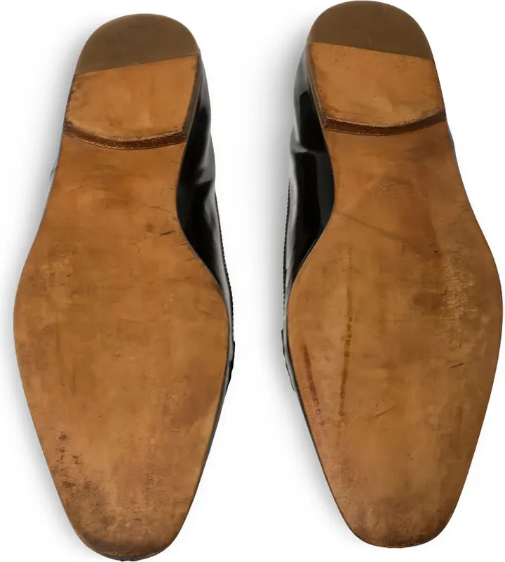 pre-owned Penny patent leather loafers - Image 4